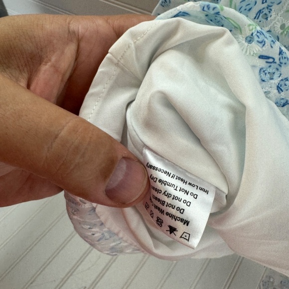 NEW Princess Polly Gazette Mini Dress Blue Floral US Size 2 - Picture 5 of 7